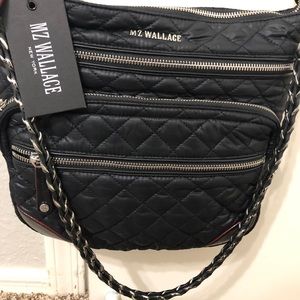 MZ Wallace Large Black Crosby Crossbody